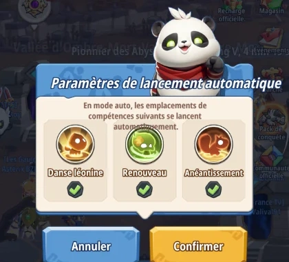 Step 1: Long-press 'Auto' ➔ Panda Secret Settings